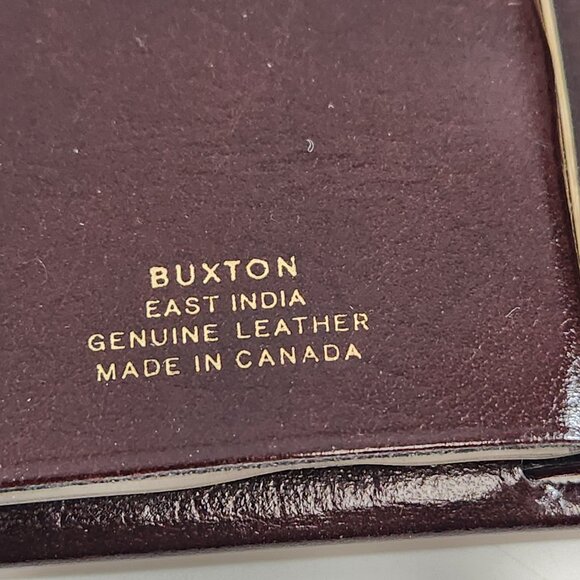 Vintage Leather Wallet Bundle Buxton Fina Brown & Black - Picture 3 of 16